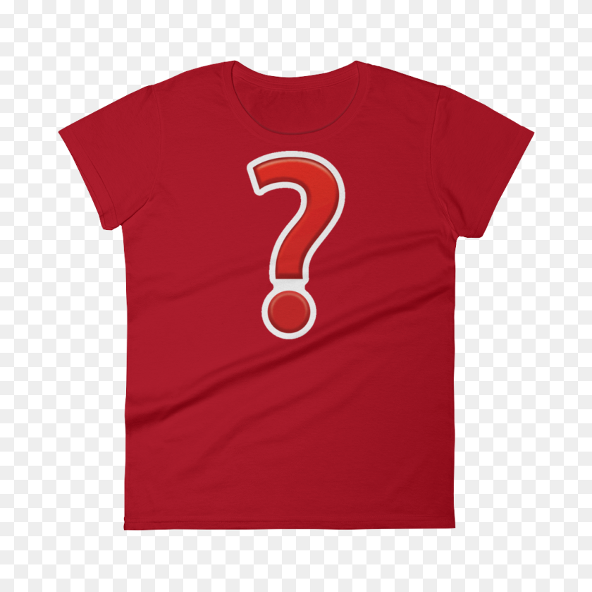 1000x1000 Women's Emoji T Shirt - Question Mark Emoji PNG