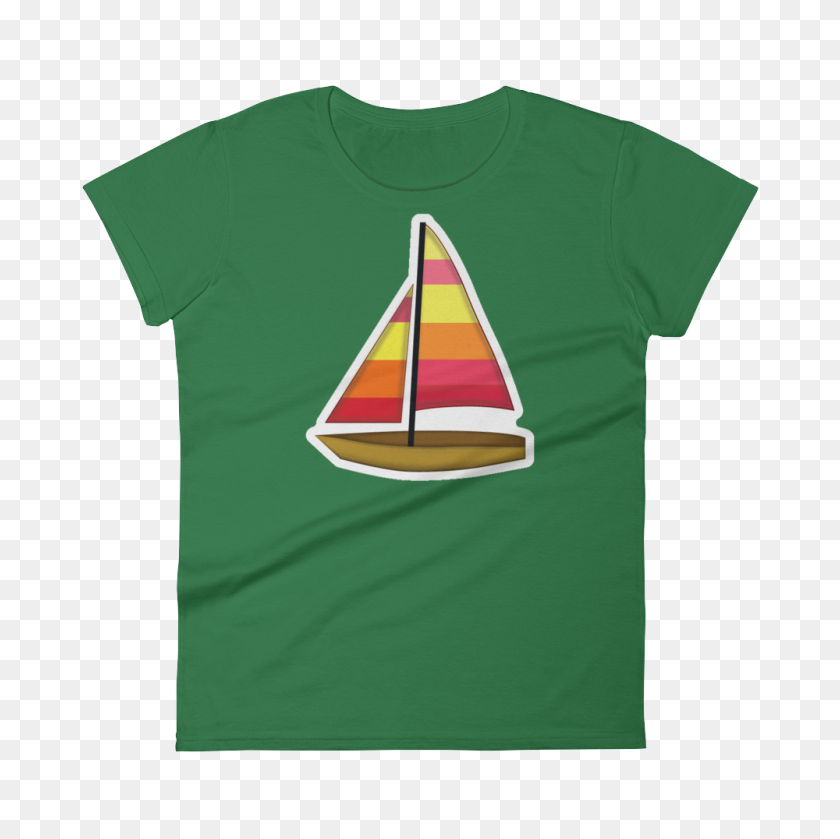 1000x1000 Women's Emoji T Shirt - Boat Emoji PNG