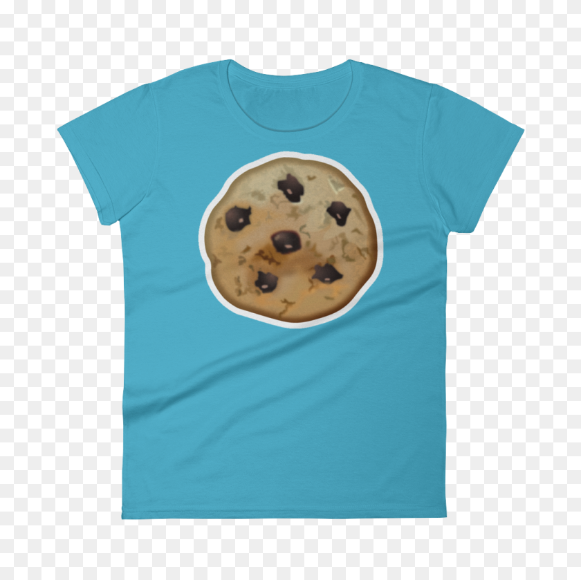 1000x1000 Camiseta Emoji Para Mujer - Cookie Emoji Png