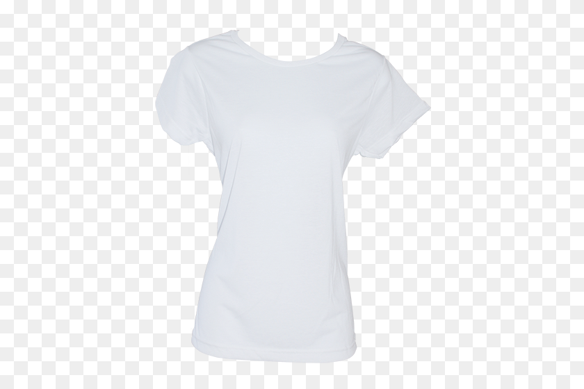 500x500 Women's Lightweight White T Shirt - White T Shirt PNG
