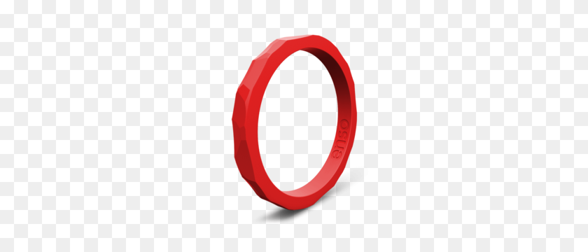 300x300 Women's Silicone Rings Wedding Bands Enso Rings - Red Ring PNG