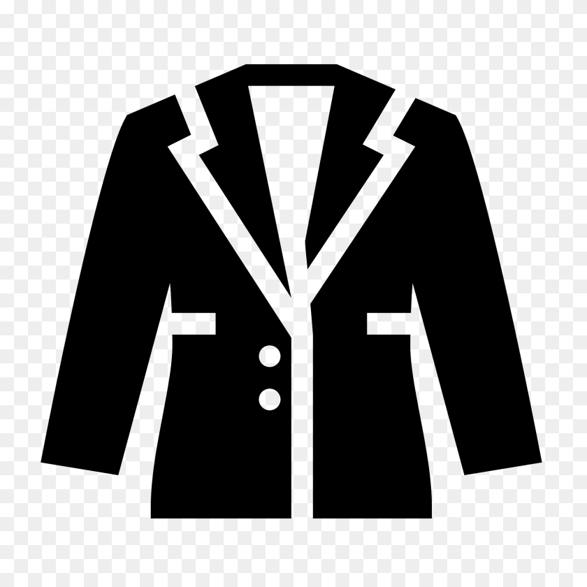 1600x1600 Womens Suit Filled Icon - Coat PNG