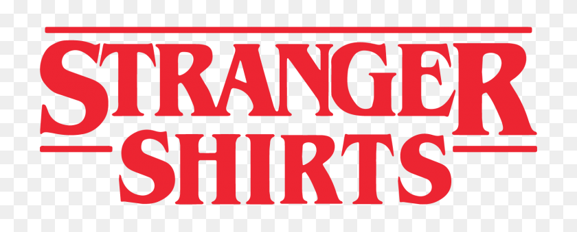 1500x538 Women's Tagged Sweatshirt Stranger Shirts - Stranger Things Logo PNG