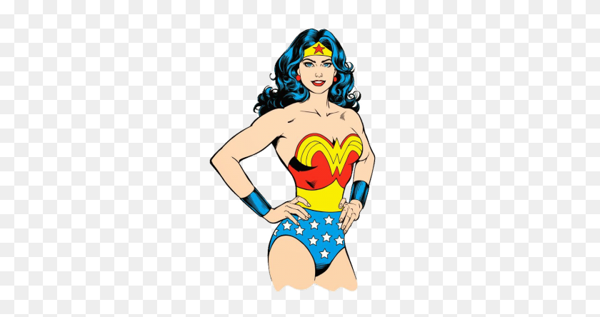 288x384 Mujer Maravilla Clipart - Superhero Girl Clipart