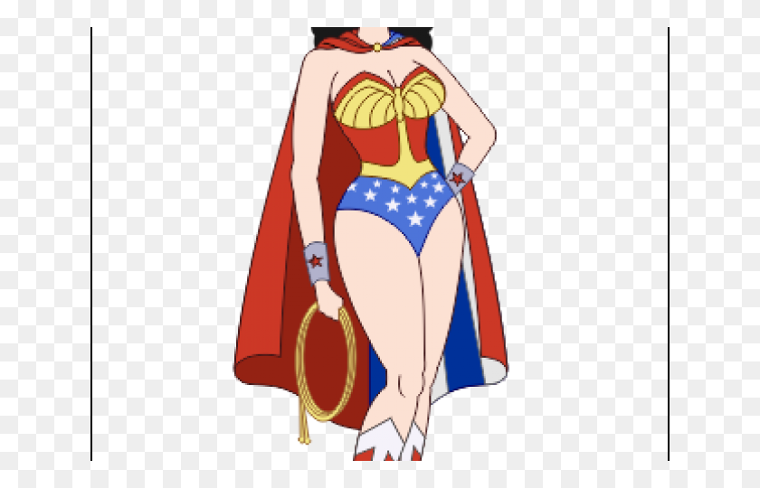 640x480 Wonder Woman Clipart Cartoon - Clipart Wonder Woman