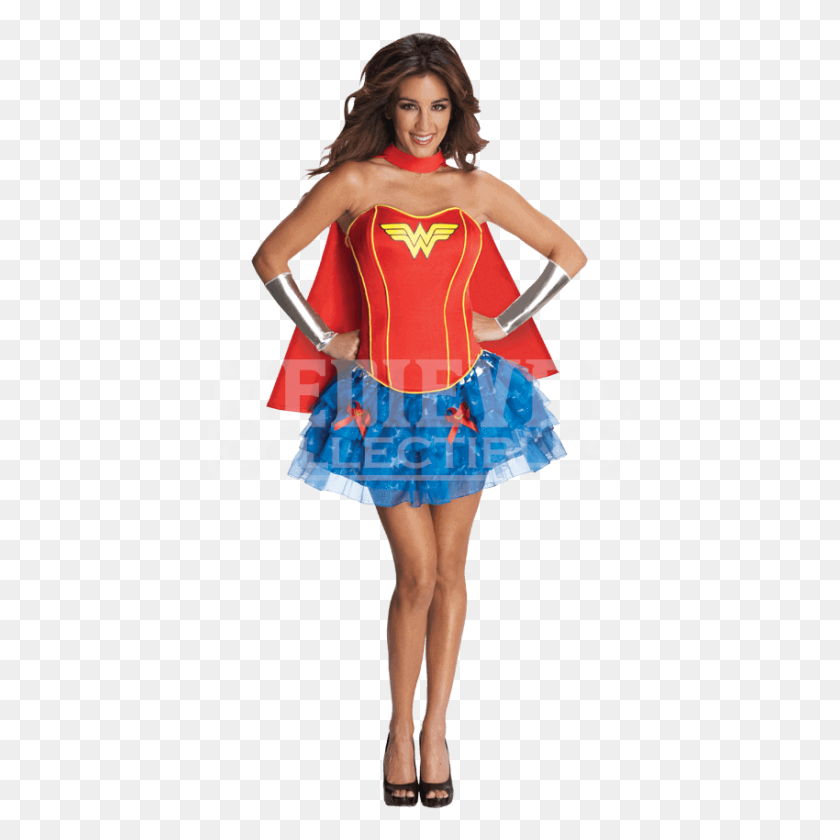 850x850 Wonder Woman Corset With Skirt Costume - Wonder Woman Crown PNG