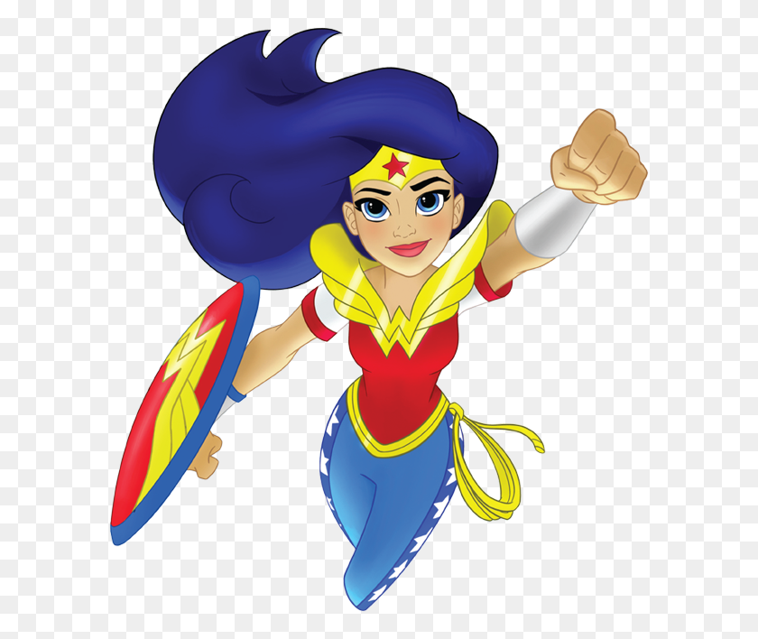598x648 Чудо-Женщина Dc Super Hero Girls Wikia Fandom Powered - Боевые Ботинки Клипарт