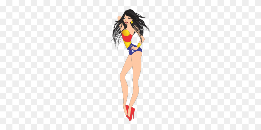 128x360 Wonder Woman Png Free Download - Wonder Woman PNG