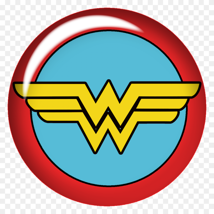 819x819 Imprimibles De La Mujer Maravilla - Logotipo De La Mujer Maravilla Png