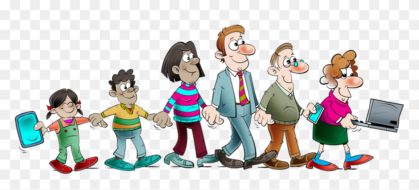 1080x445 Wood And Disney Real Time Accountants - Family Walking PNG