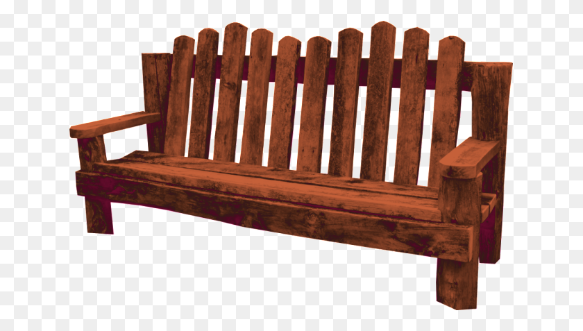 639x417 Wood Bench - Bench PNG