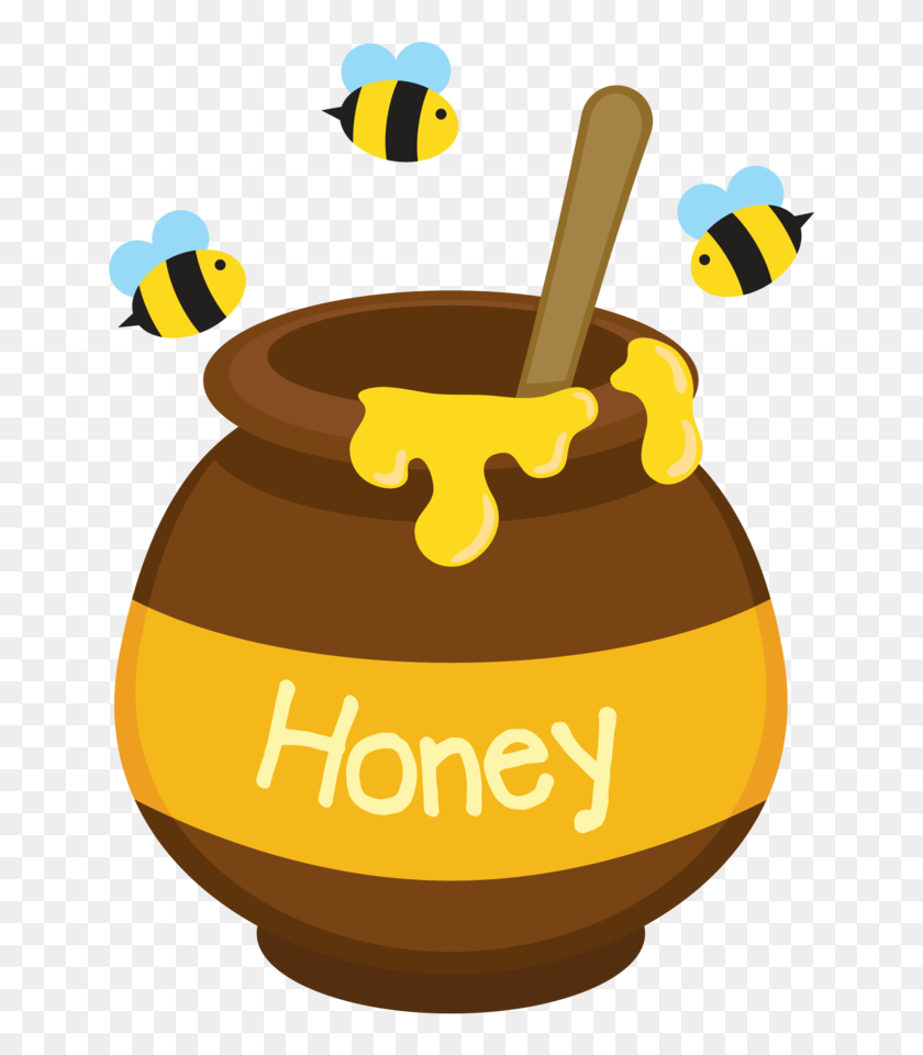 652x900 Wood Crafts Bee, Bee Party - Honey Pot Clipart