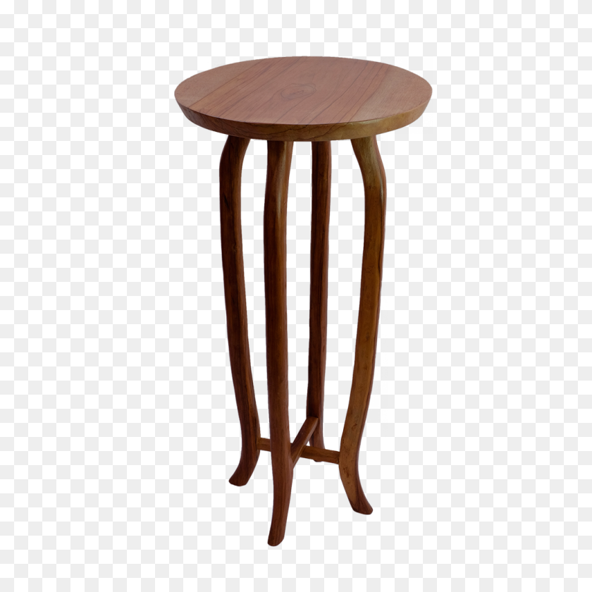 1024x1024 Wood Pedestal With Curved Legs - Pedestal PNG