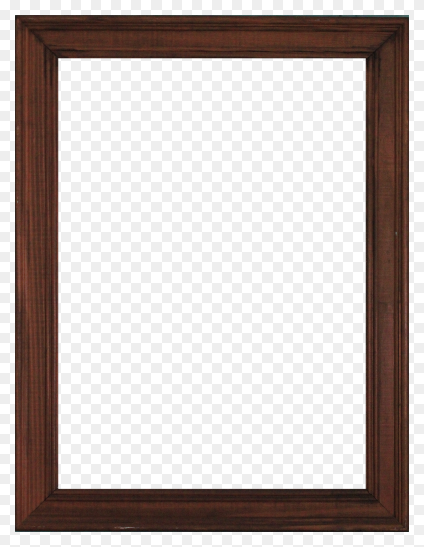 780x1024 Wood Photo Frame Png - Picture Frame PNG