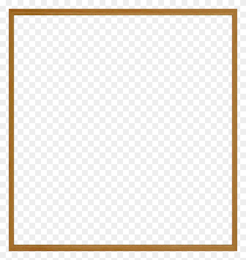 1056x1120 Wood Picture Frame Clip Art - Square Frame Clipart