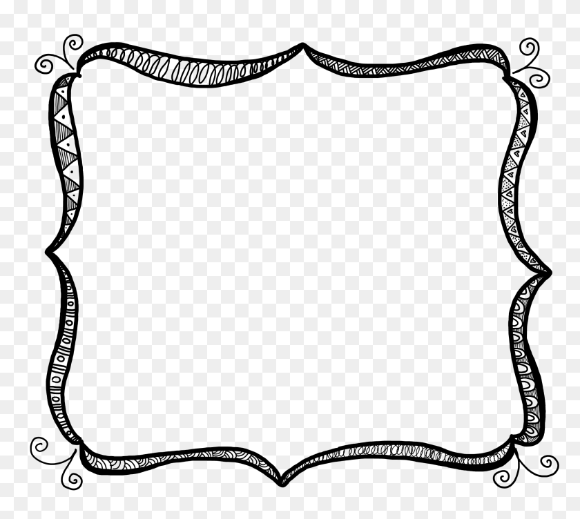 2159x1916 Wood Picture Frame Clip Art - Wood Frame Clipart