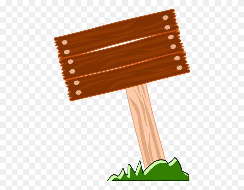 468x593 Wood Sign Board Image Png - Wood Board PNG