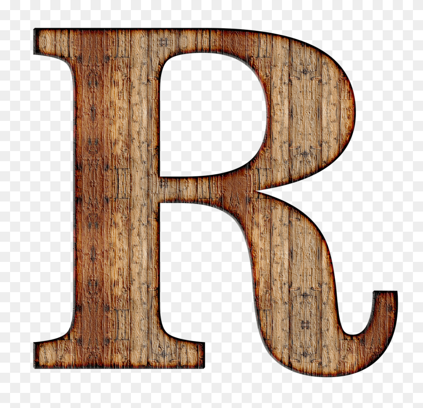 1280x1232 Wooden Capital Letter R Transparent Png - Letter R PNG