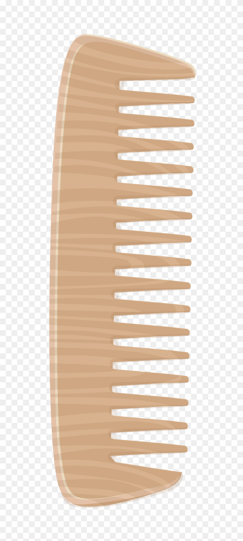 1161x2692 Wooden Comb Png Clipart - Wood PNG