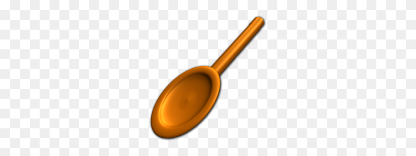 256x256 Wooden Cooking Spoon - Wooden Spoon Clipart