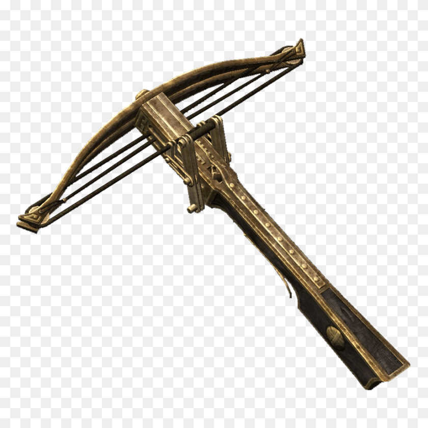 855x855 Wooden Crossbow Transparent Png - Crossbow PNG
