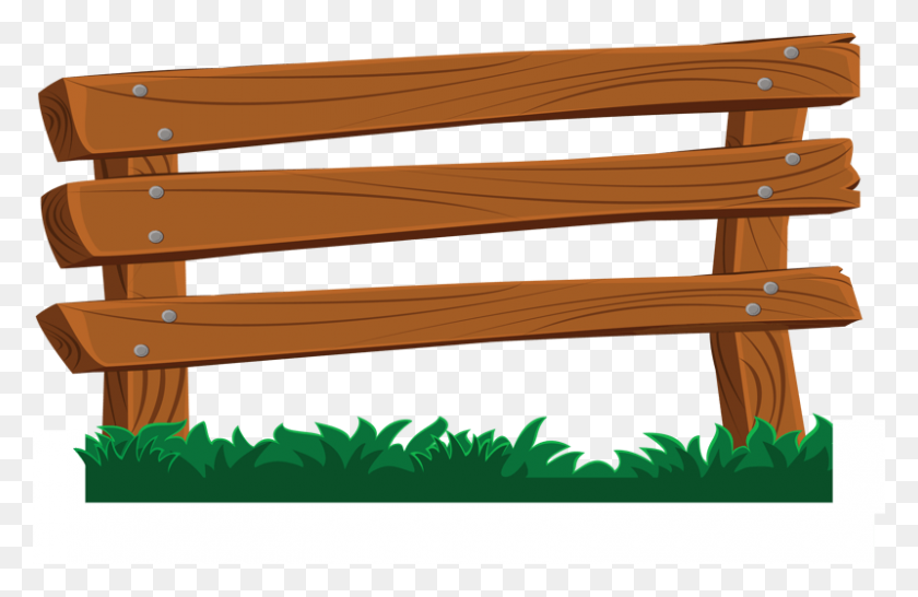 800x499 Wooden Fence Cliparts - Wood Clipart