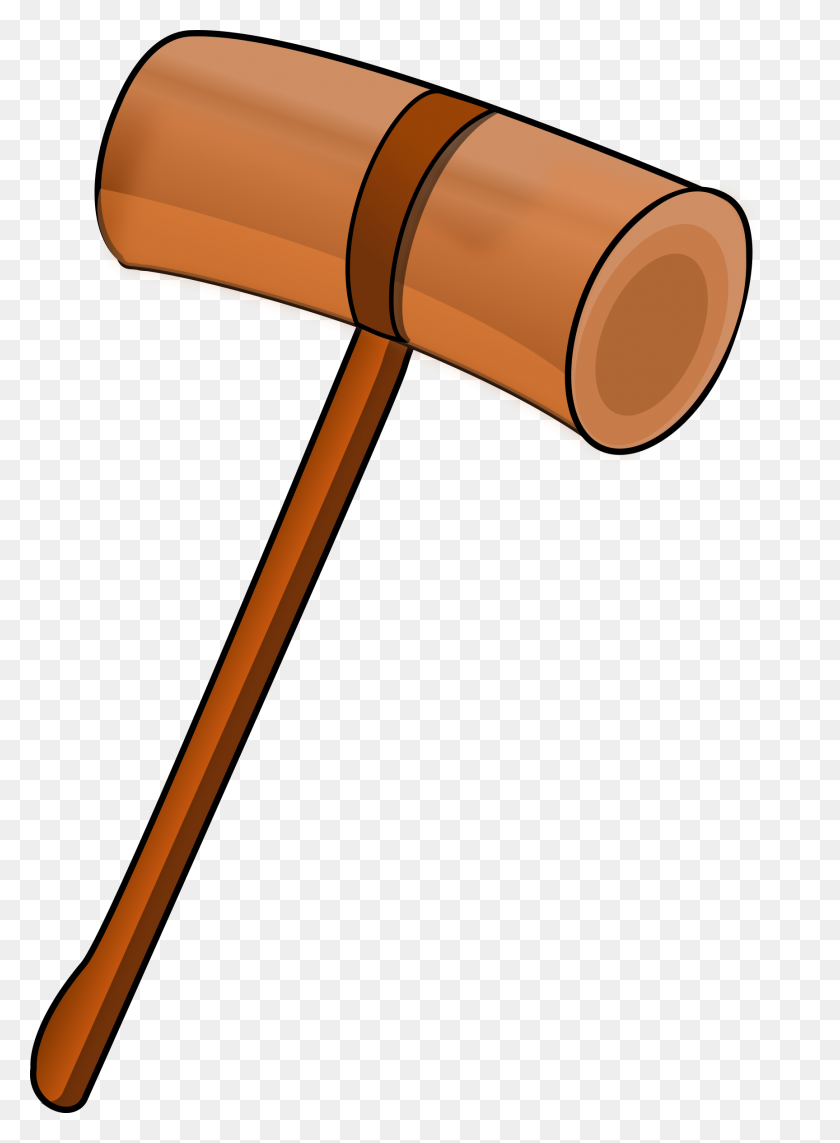 1727x2400 Wooden Hammer Clipart - Judgement Clipart
