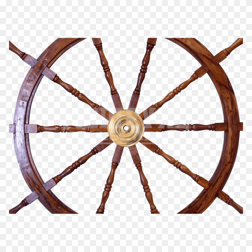 850x850 Деревянное Дюймовое Колесо Корабля - Корабль Колесо Png