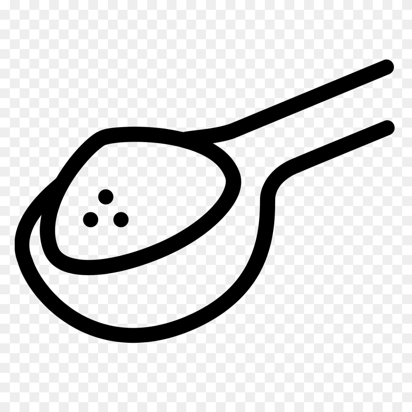 1600x1600 Деревянная Ложка, Сахар Или Соль - Стоковая Векторная Графика Больше Изображений - Wooden Spoon Clipart