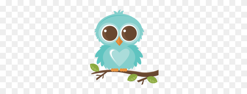 260x260 Woodland Owl Clipart - Blue Owl Clipart