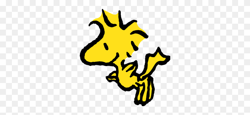 304x328 Woodstock - Charlie Brown Clip Art
