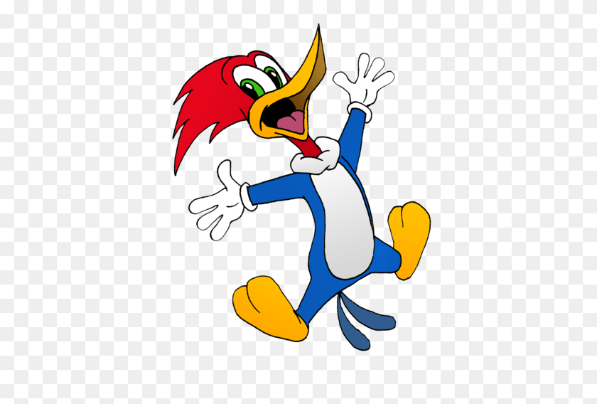400x508 Woody Woodpecker Jumping Transparent Png - Woody PNG