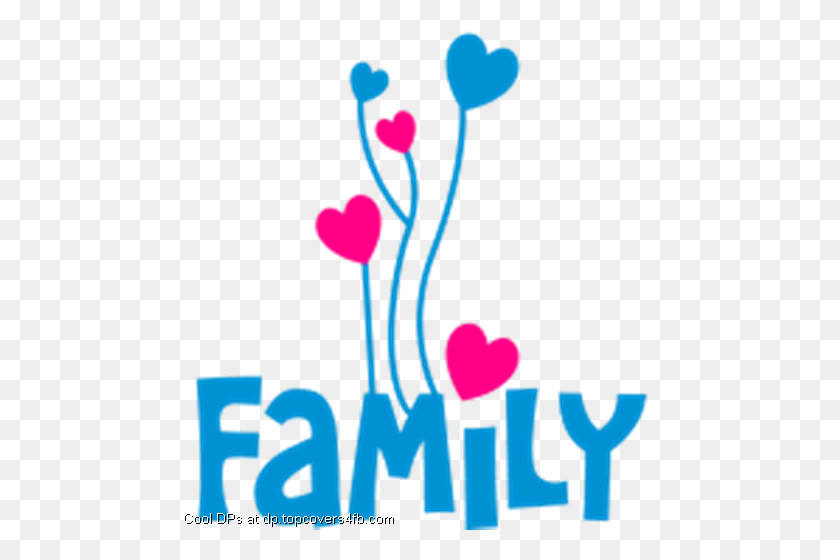 500x500 Word Family Love Parent Clip Art - Family Word Clipart