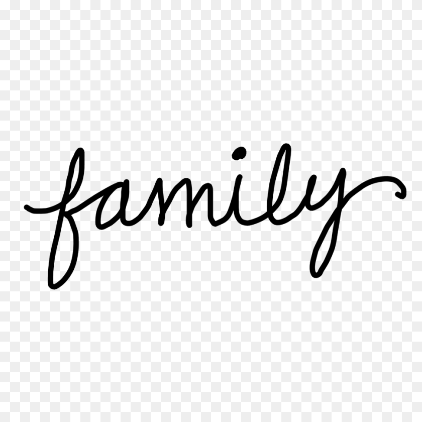 900x900 Word Family Presentation Clip Art - Family Word Clipart