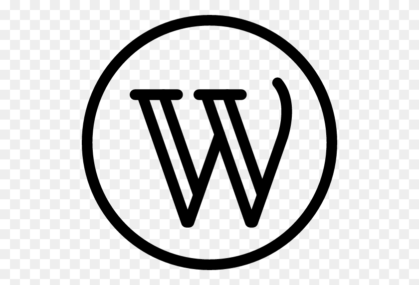 512x512 Wordpress Icon Line Iconset Iconsmind - Wordpress Logo PNG