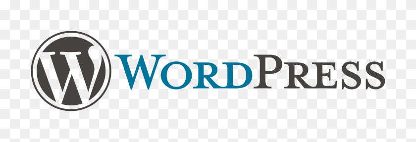 2400x699 Wordpress Logo Png Transparent Vector - Wordpress Logo PNG