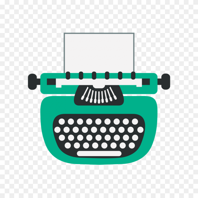 800x800 Work With Me Jess Horton Creative Services - Typewriter PNG
