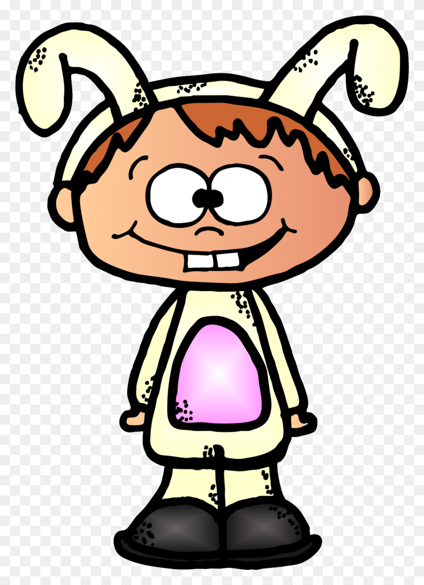 1137x1600 Worksheetjunkie Cute Kid Clipart Freebie! Easter Time! Happy - On Time Clipart