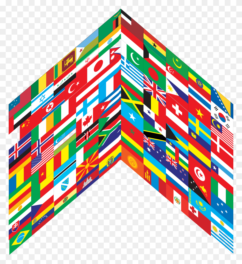 2130x2334 Мировые Флаги Перспективные Иконки Png - Флаги Мира Png