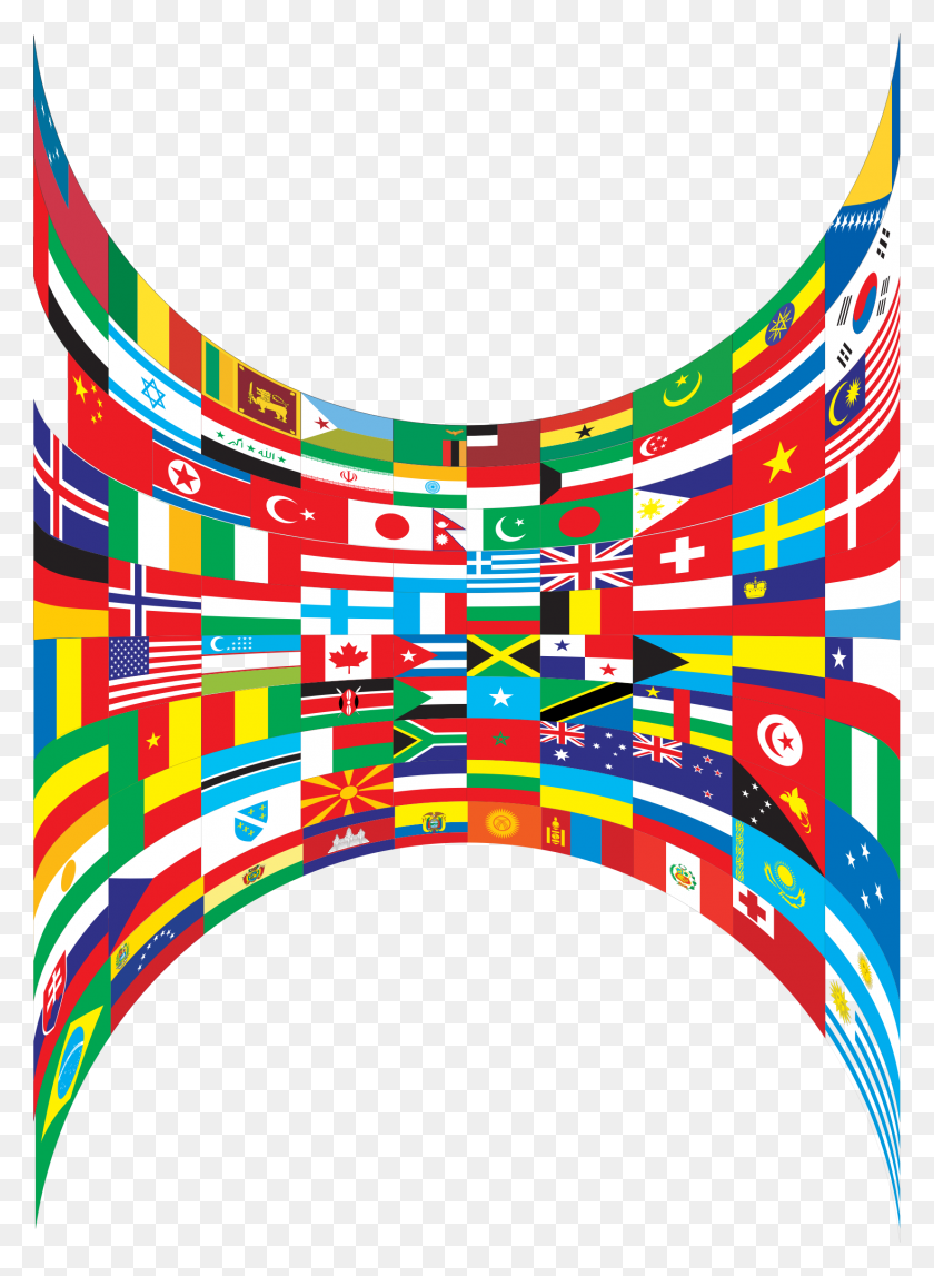 1653x2304 Мировые Флаги Перспективные Иконки Png - Флаги Мира Png
