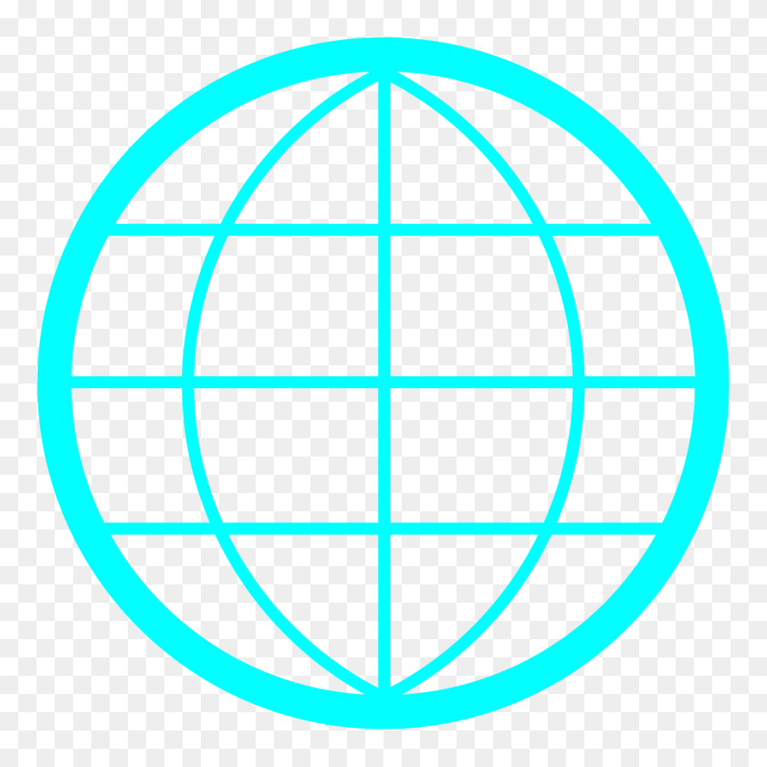 900x900 World Globe Clip Art Download - Earth Clipart Black And White