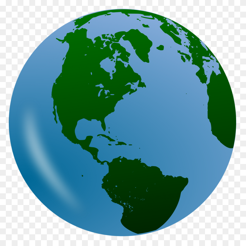 958x958 World Globe Clipart Png - The World Clipart