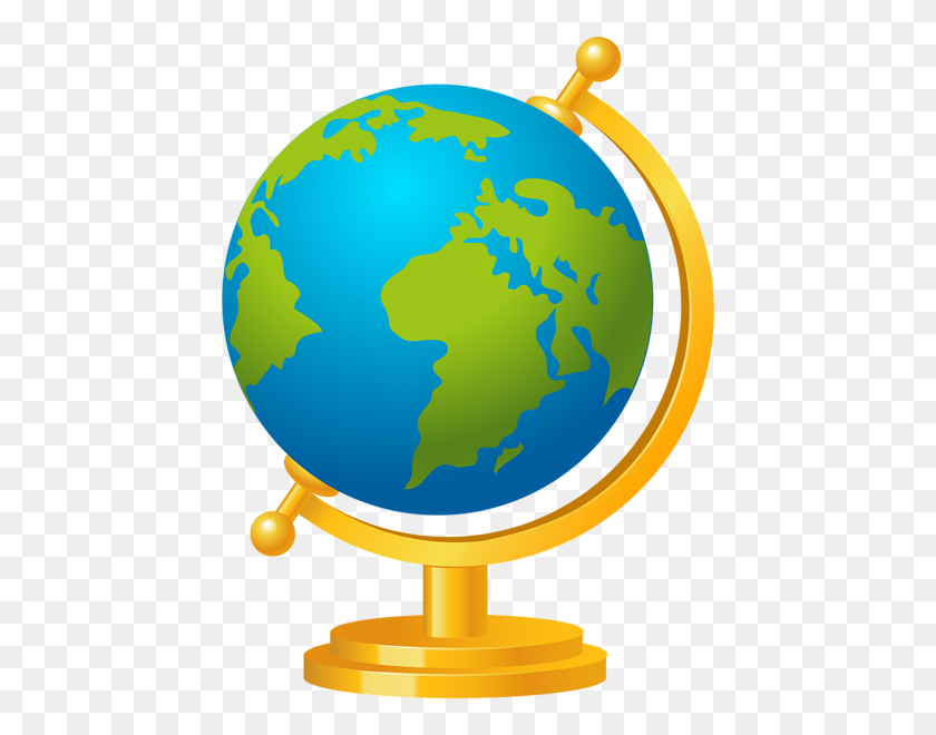 446x600 World Globe Png Clip Art - World Globe Clip Art