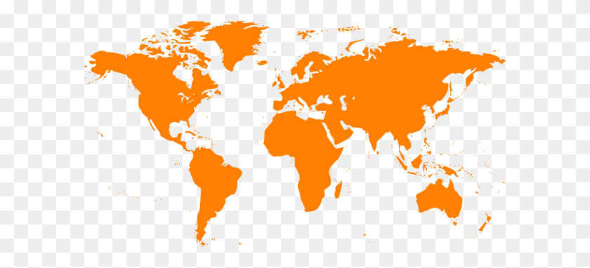 600x322 World Map - World Map Clipart