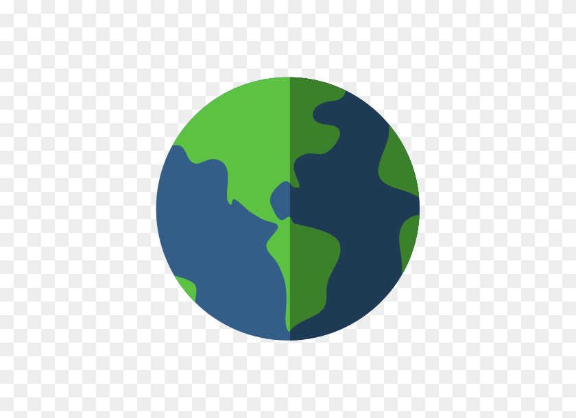 550x550 World Map And Compass Icon - The World PNG
