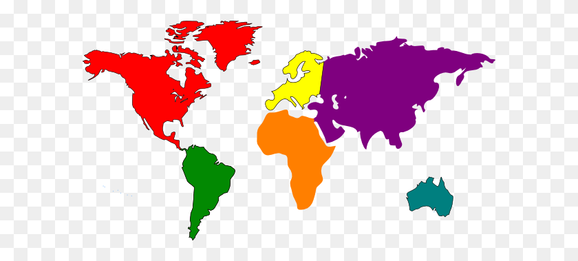 600x319 Mapa Del Mundo Clipart - Mapa Del Mundo Png