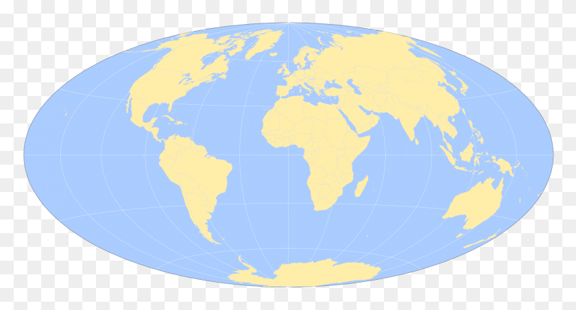 1500x755 World Map Clip Art - Flat Earth Clipart