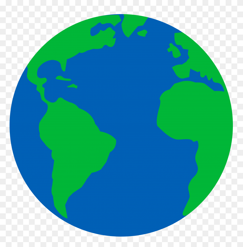 7647x7814 World Map Clip Art For Kids - Flat Earth Clipart