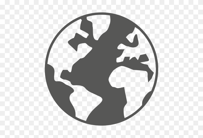 512x512 World Map Globe Icon - Mundo PNG