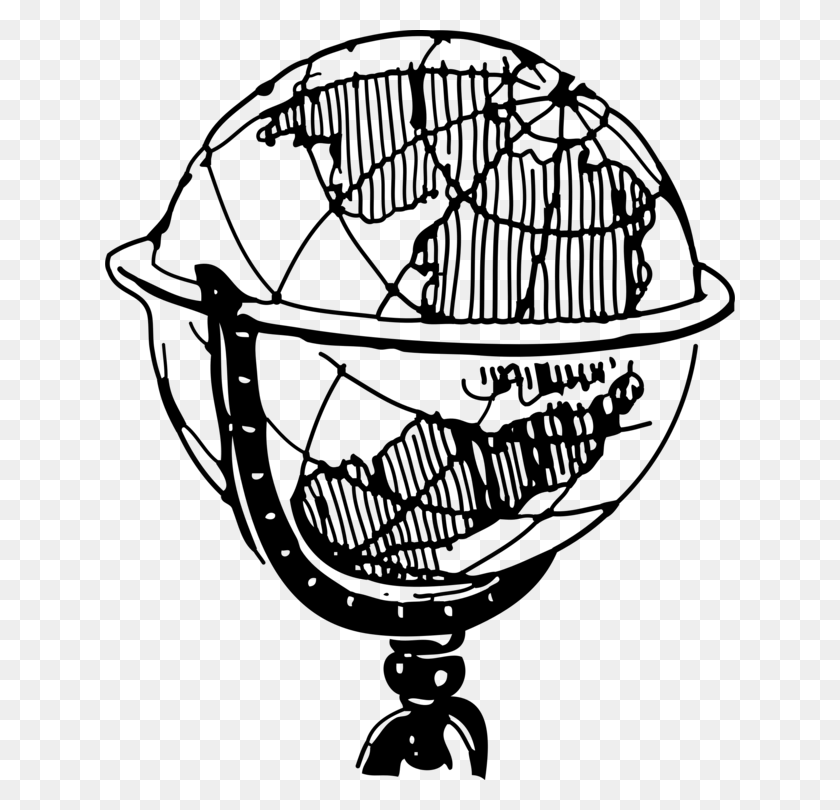 630x750 World Map History Black And White Drawing - World Clipart